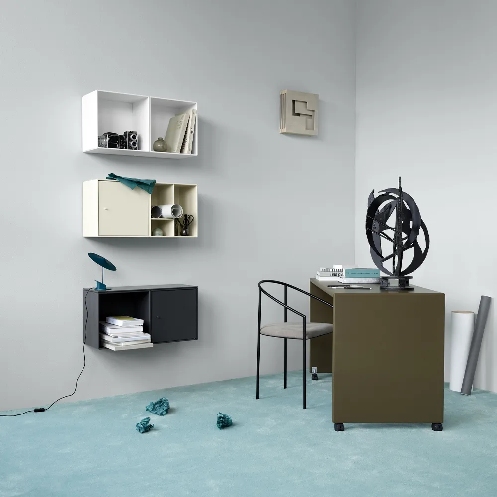 Module d'étagère Montana Mini 1103, new white 101, avec porte Montana