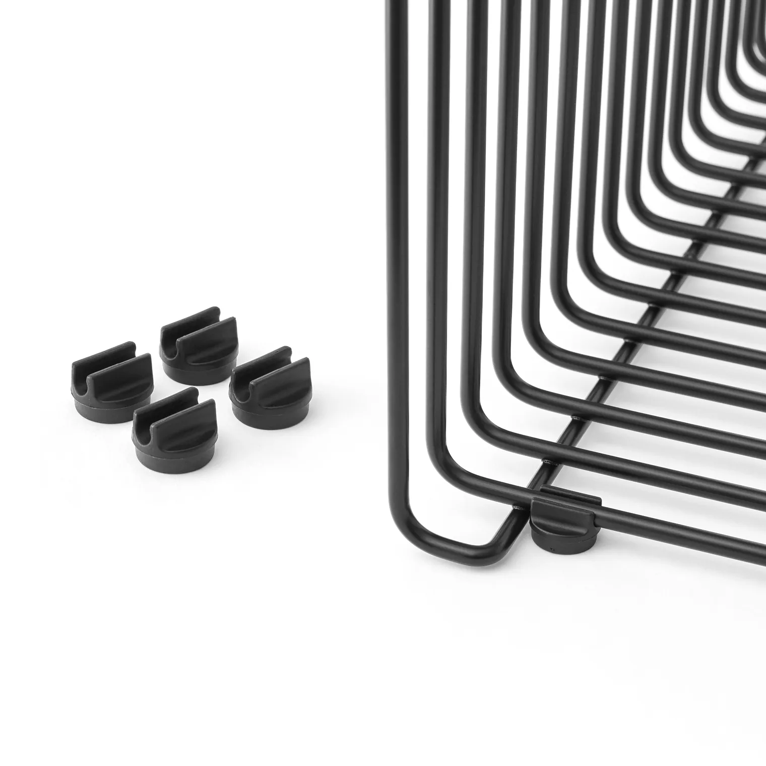 Pieds distanciateurs Panton Wire Lot de 4, Black Montana