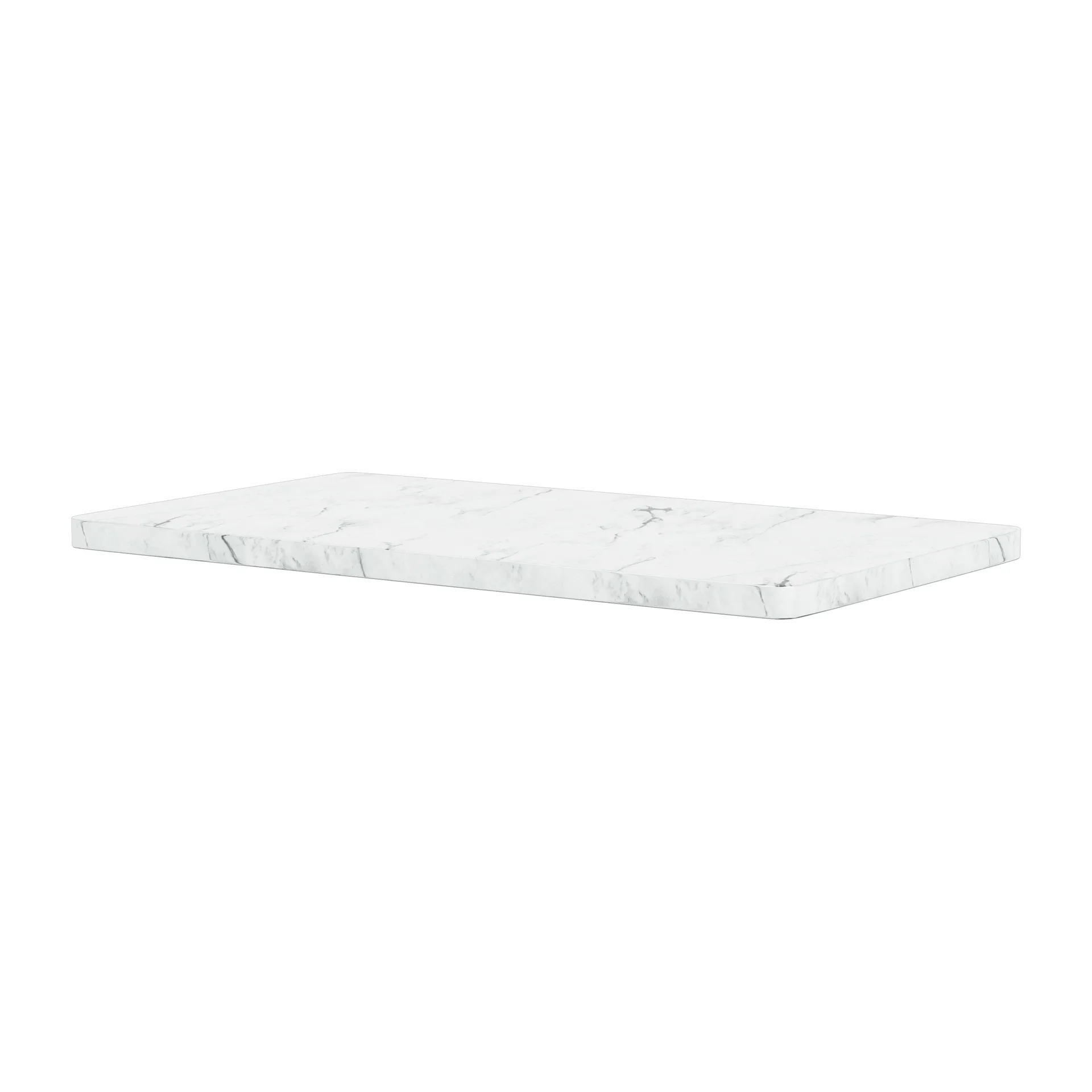 Plateau Panton Wire 18,8x34,8 cm, White marble Montana
