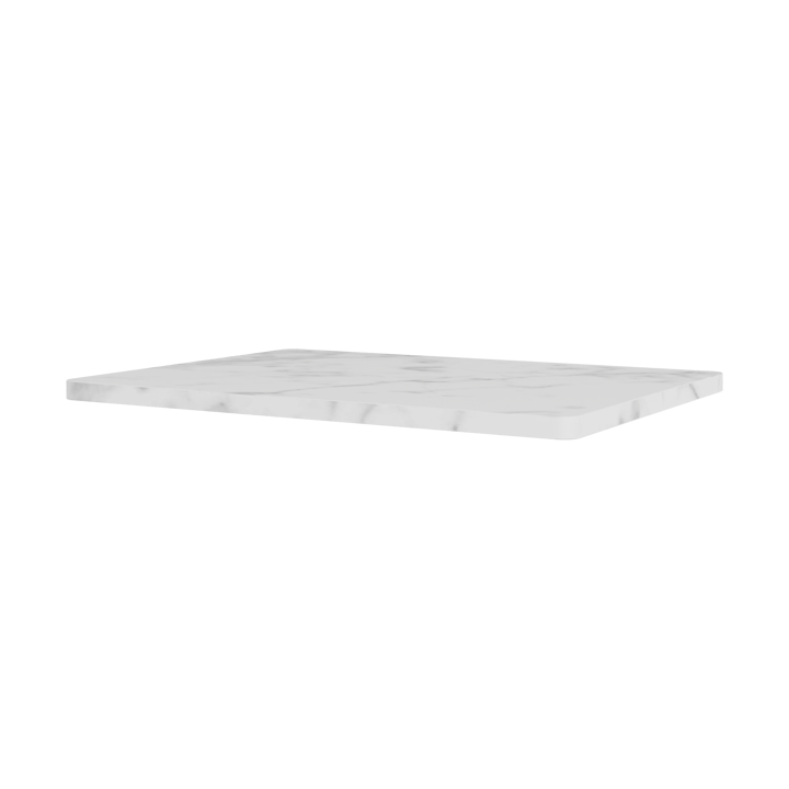 Plateau Panton Wire 34,8x25,7 cm - White marble - Montana