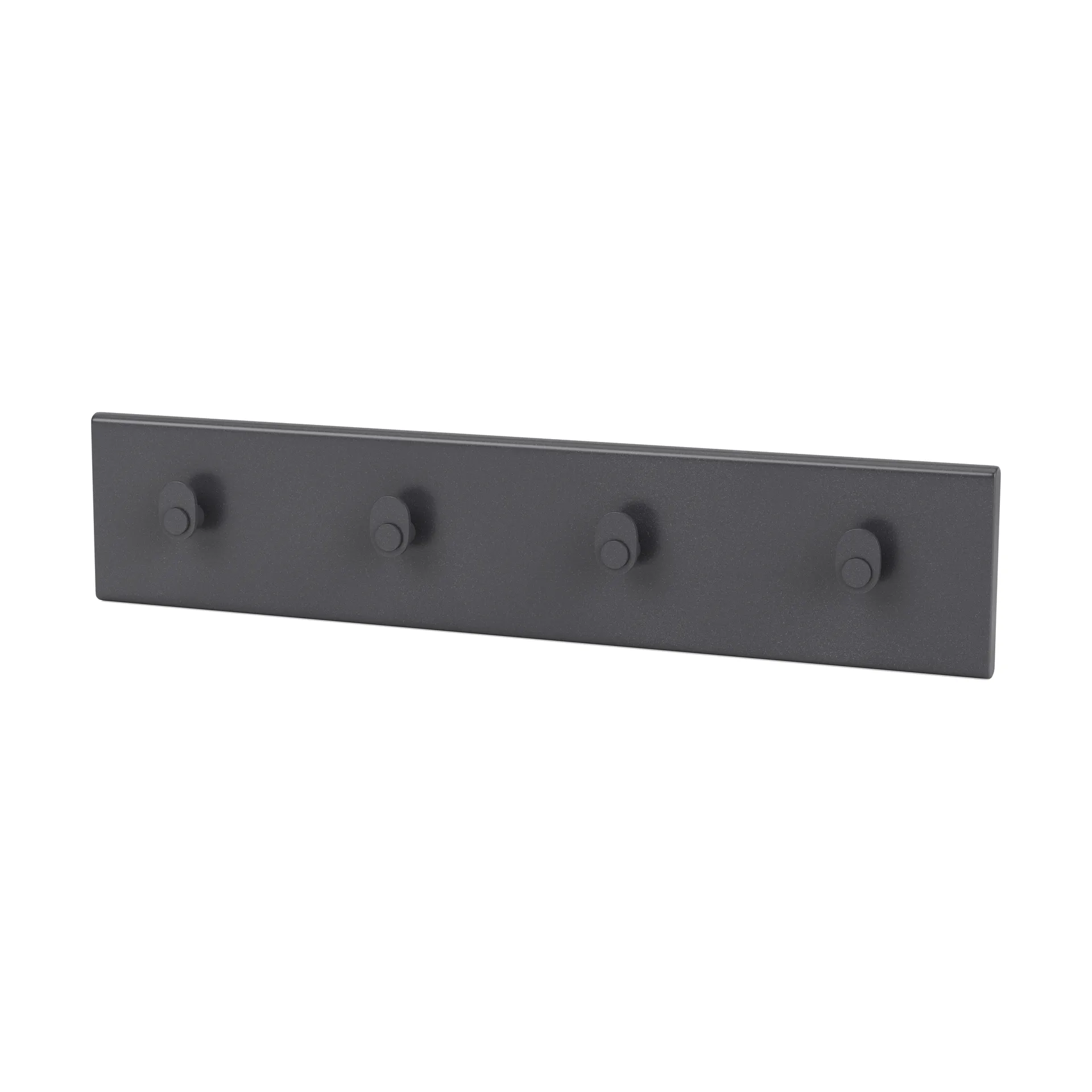 Portemanteau Montana Coat Racks 4 crochets, Coal Montana