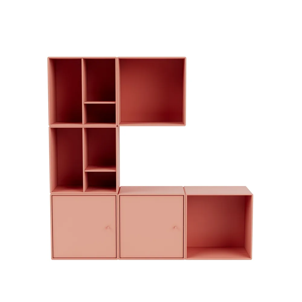 Système d'étagères Montana Mini 6x2 Rhubarb,  Montana