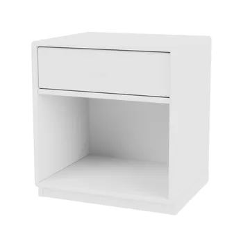 Table de chevet Dream - new white 101, socle 3 cm - Montana