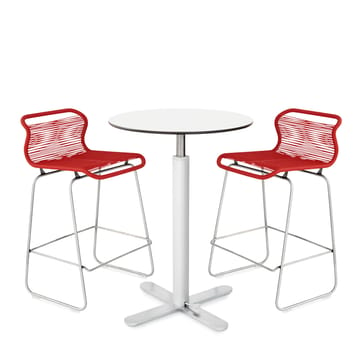 Tabouret de bar Panton One kitchen - carmen, acier inoxydable - Montana