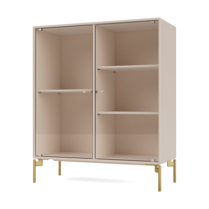 Vitrine Ripple II 69,6x82,2x30 cm - Clay-pieds Brass - Montana