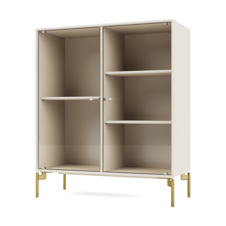 Vitrine Ripple II 69,6x82,2x30 cm - Oat-pieds Brass - Montana