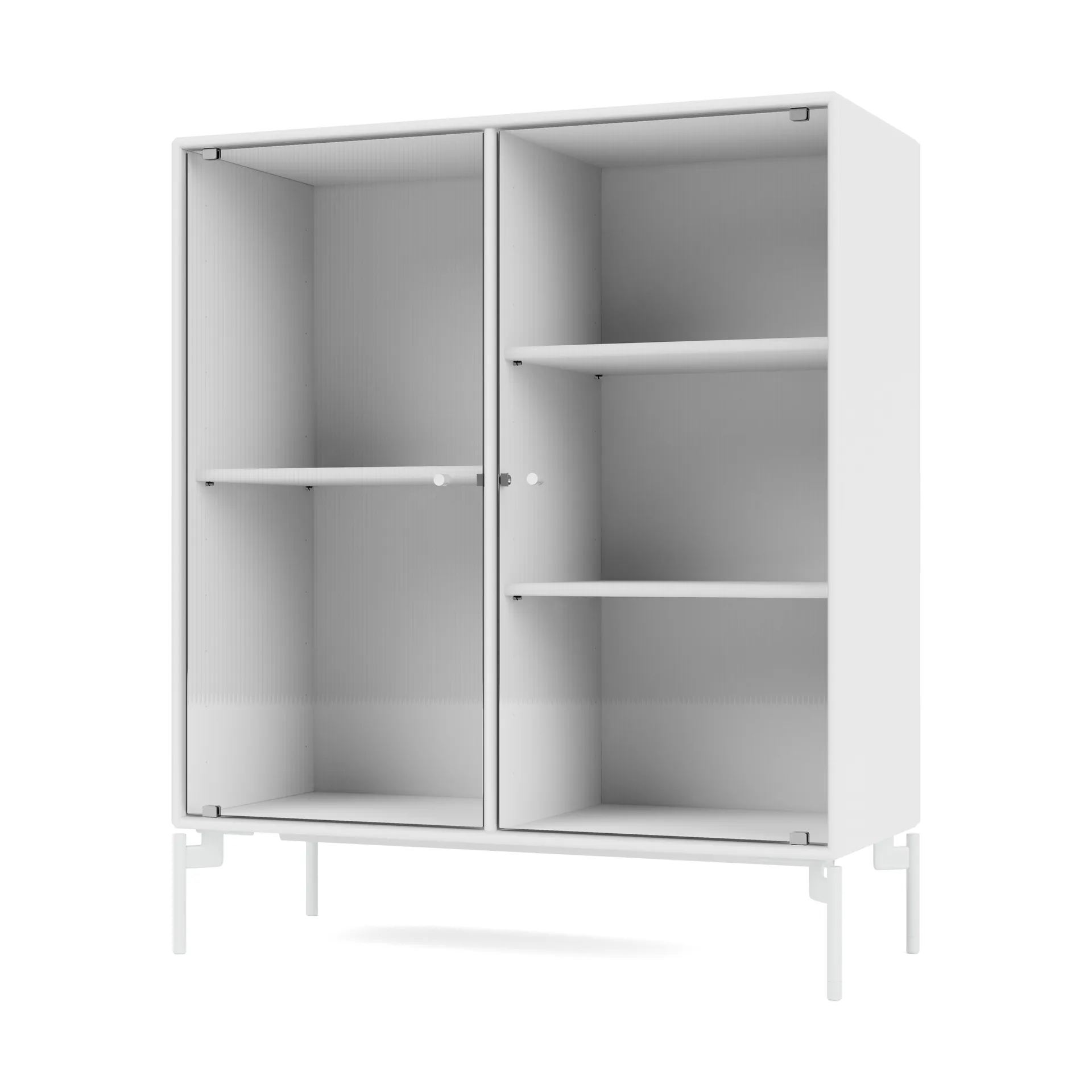 Vitrine Ripple II 69,6x82,2x30 cm, Snow-pieds Snow Montana