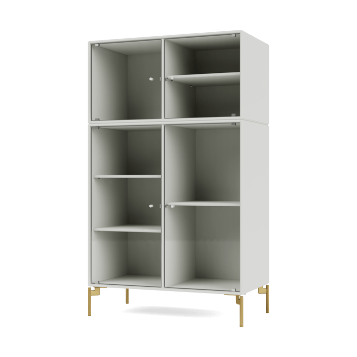 Vitrine Ripple III 69,6x117,6x38 cm - Nordic-pieds Brass - Montana