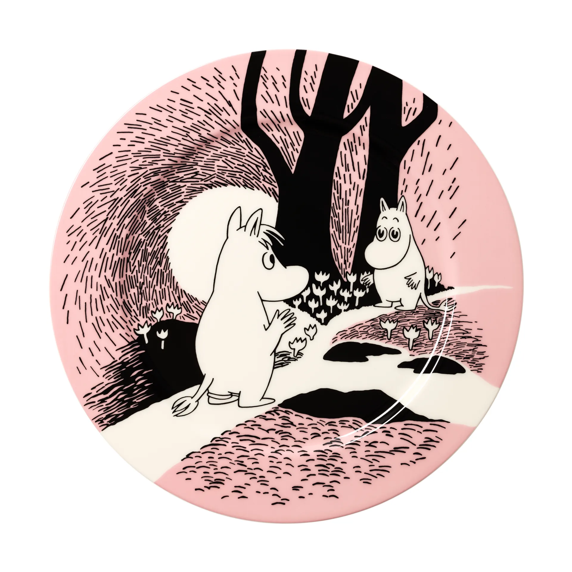 Assiette de service Moomin 30 ans Kärlek, Ø30 cm Moomin Arabia