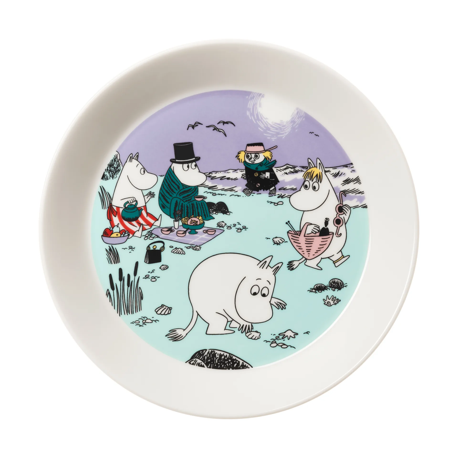 Assiette Moomin 2025 Beach day, Ø19,5 cm Moomin Arabia