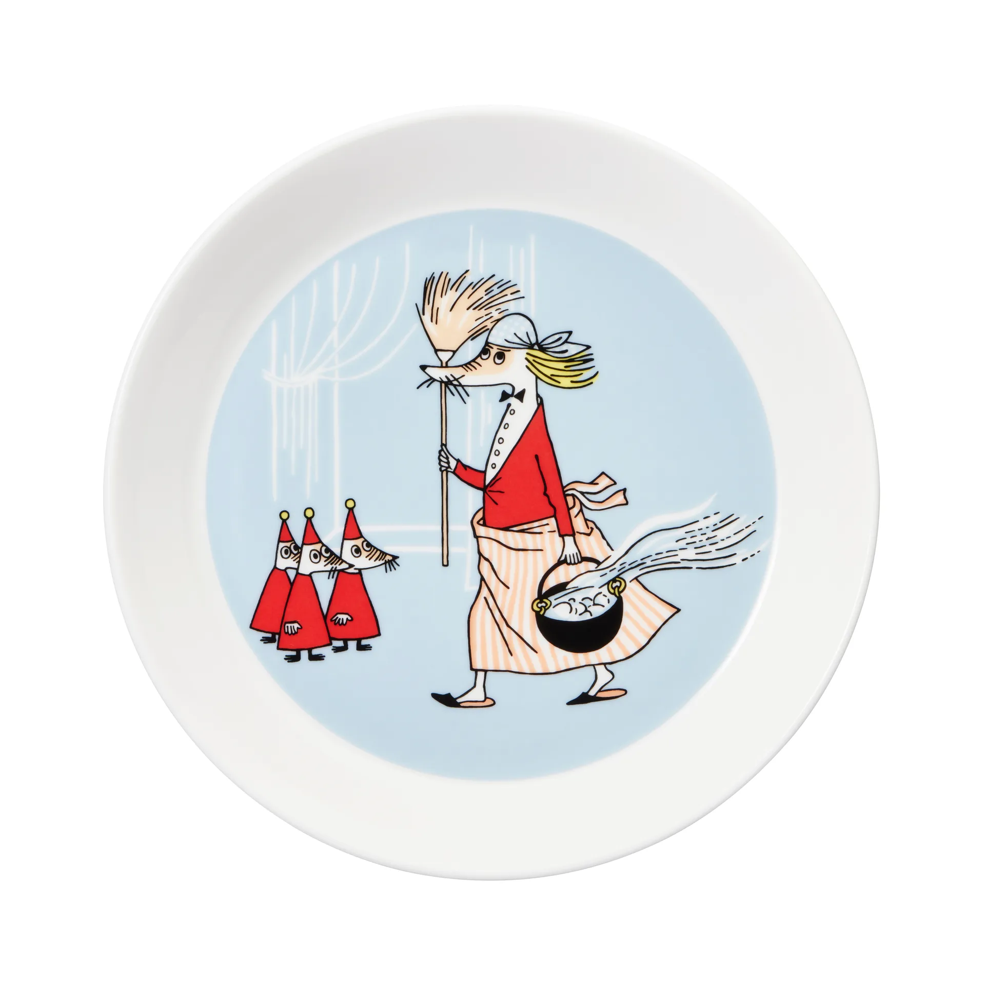 Assiette Moomin Fillyjonk, Gris Moomin Arabia