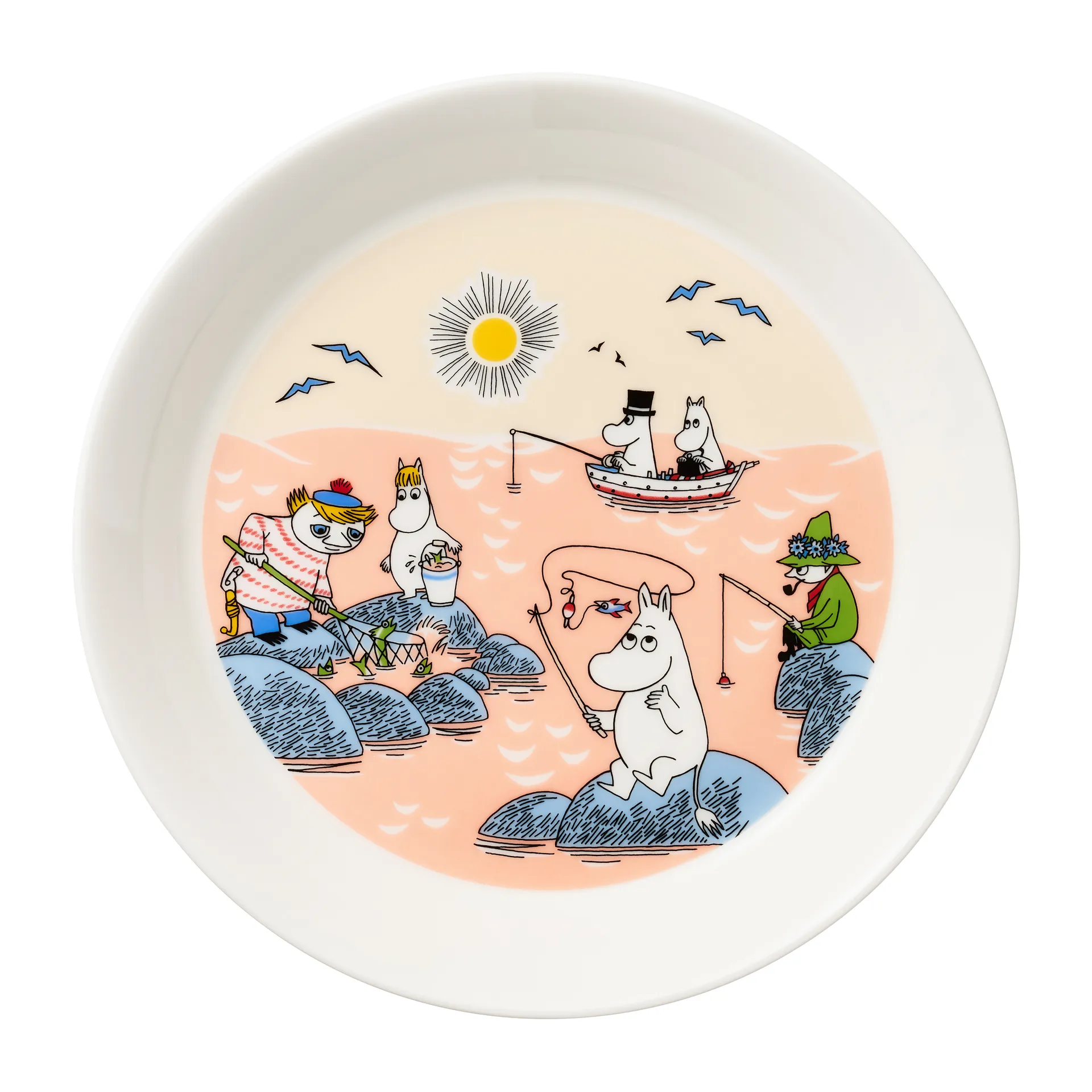 Assiette Moomin Fishing 2022, 19 cm Moomin Arabia