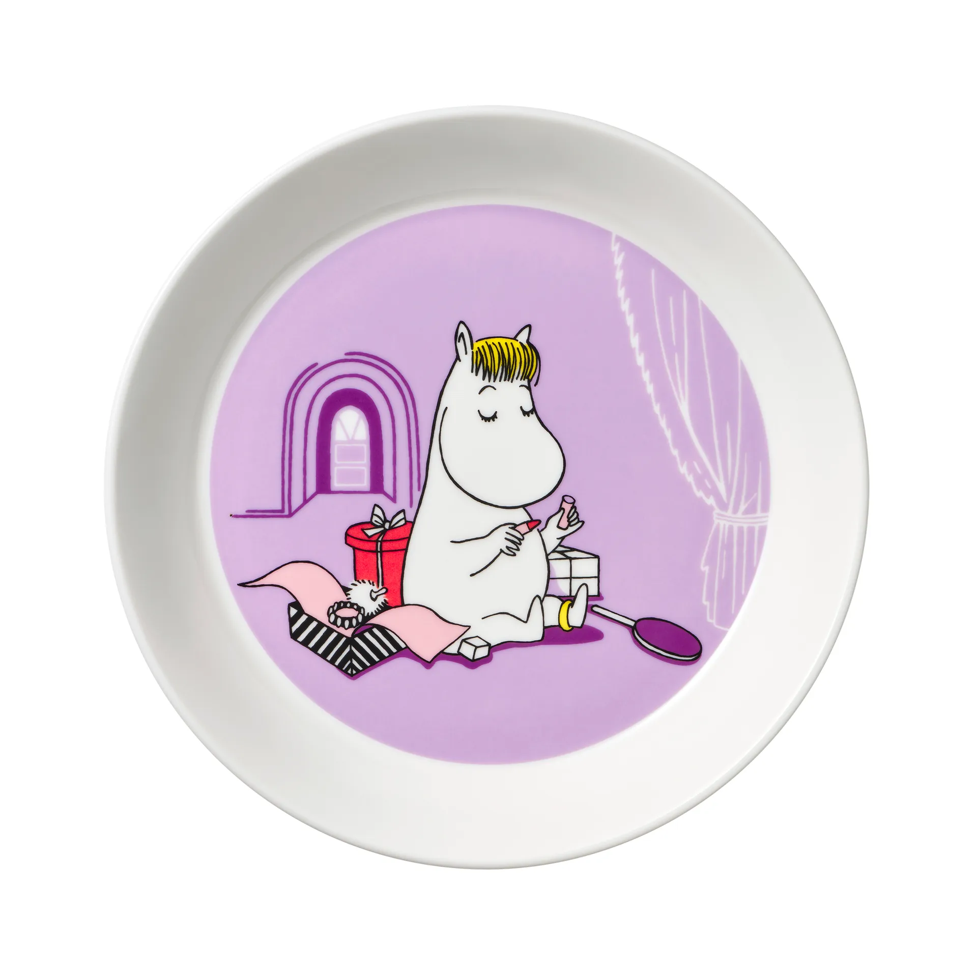 Assiette Moomin Snorkmaiden lilas, Lilas Moomin Arabia