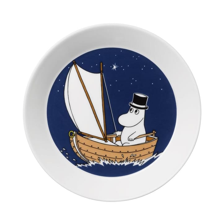 Assiette Papa Moomin, bleu foncé Moomin Arabia