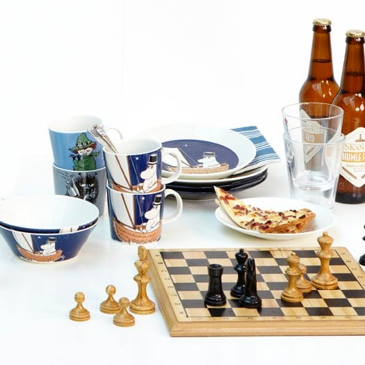 Assiette Papa Moomin, bleu foncé Moomin Arabia