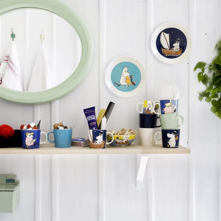 Assiette Papa Moomin, bleu foncé Moomin Arabia