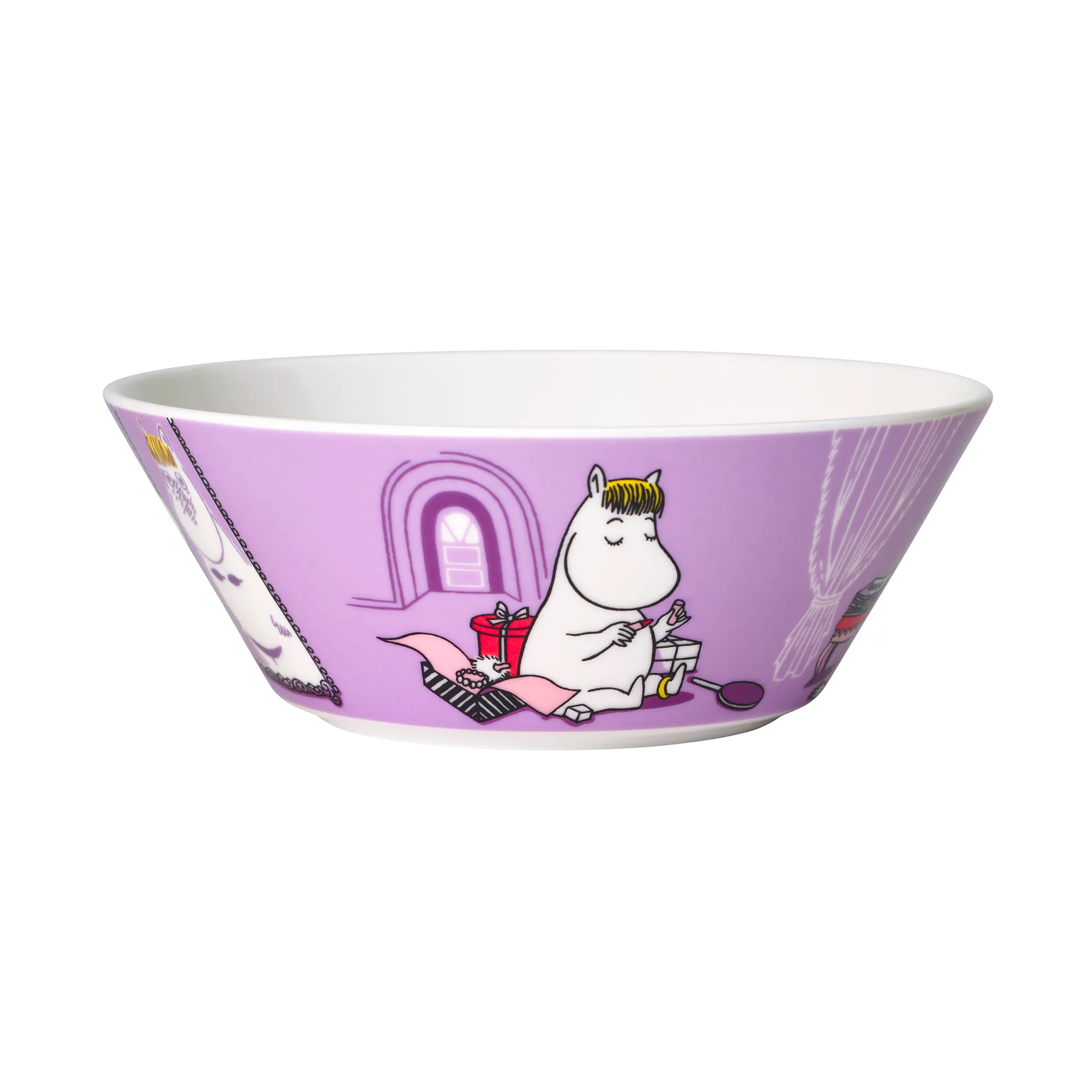 Bol Moomin Snorkmaiden lilas, Lilas Moomin Arabia