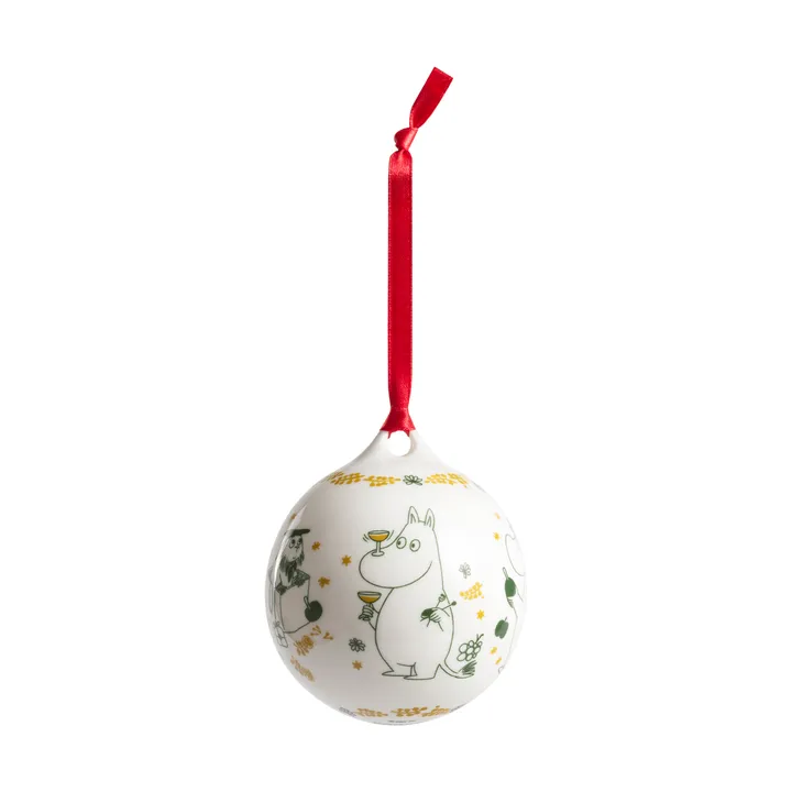 Boule de Noël Moomin Ø8 cm - 2026, Cadeau d’amour - Moomin Arabia