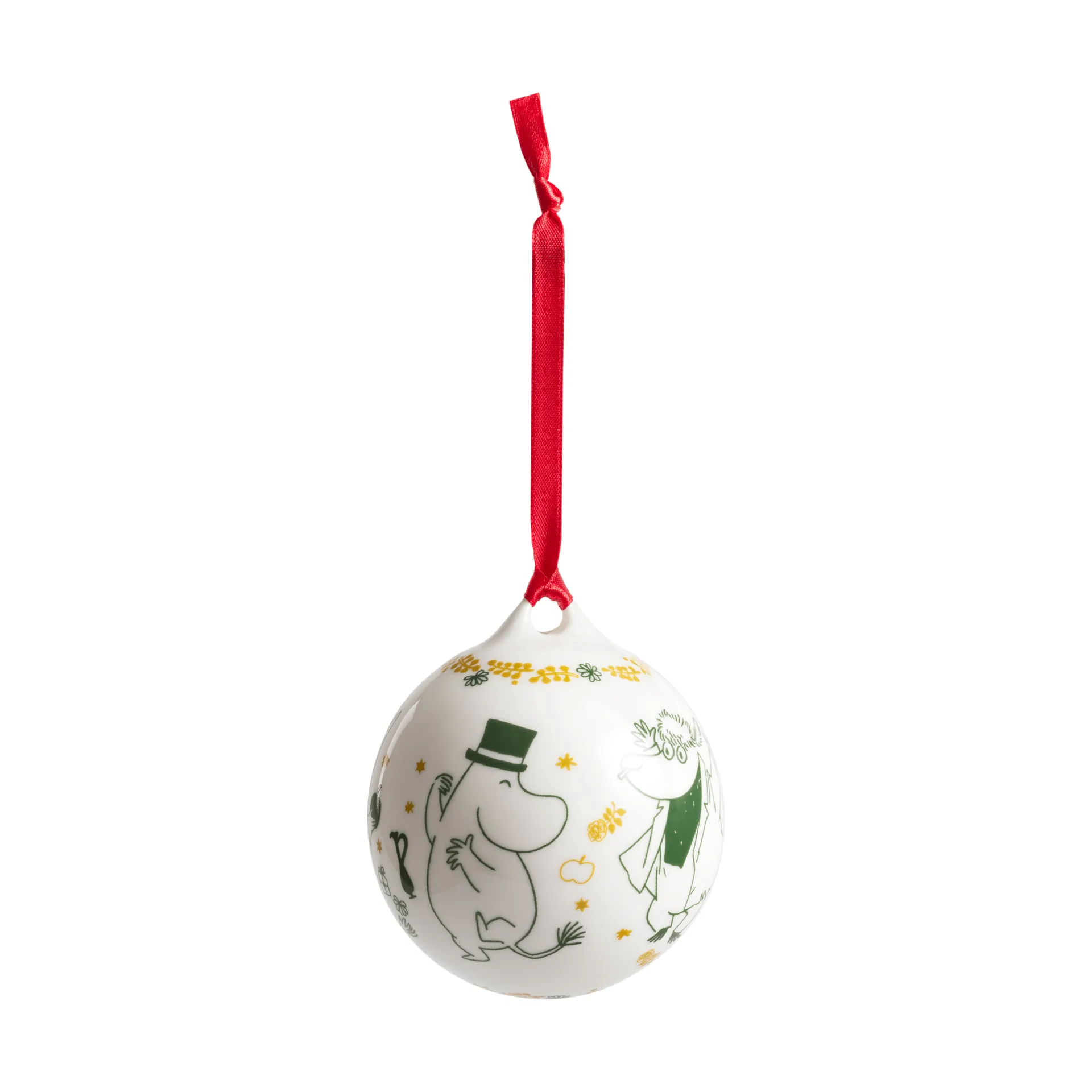 Boule de Noël Moomin Ø8 cm, 2026, Cadeau d’amour Moomin Arabia