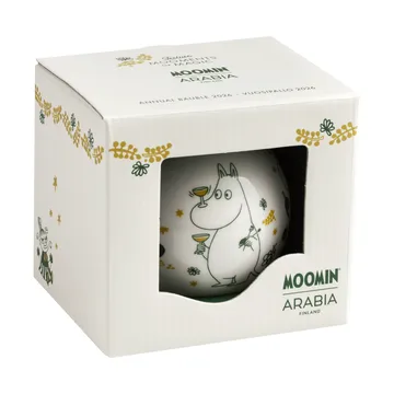 Boule de Noël Moomin Ø8 cm - 2026, Cadeau d’amour - Moomin Arabia
