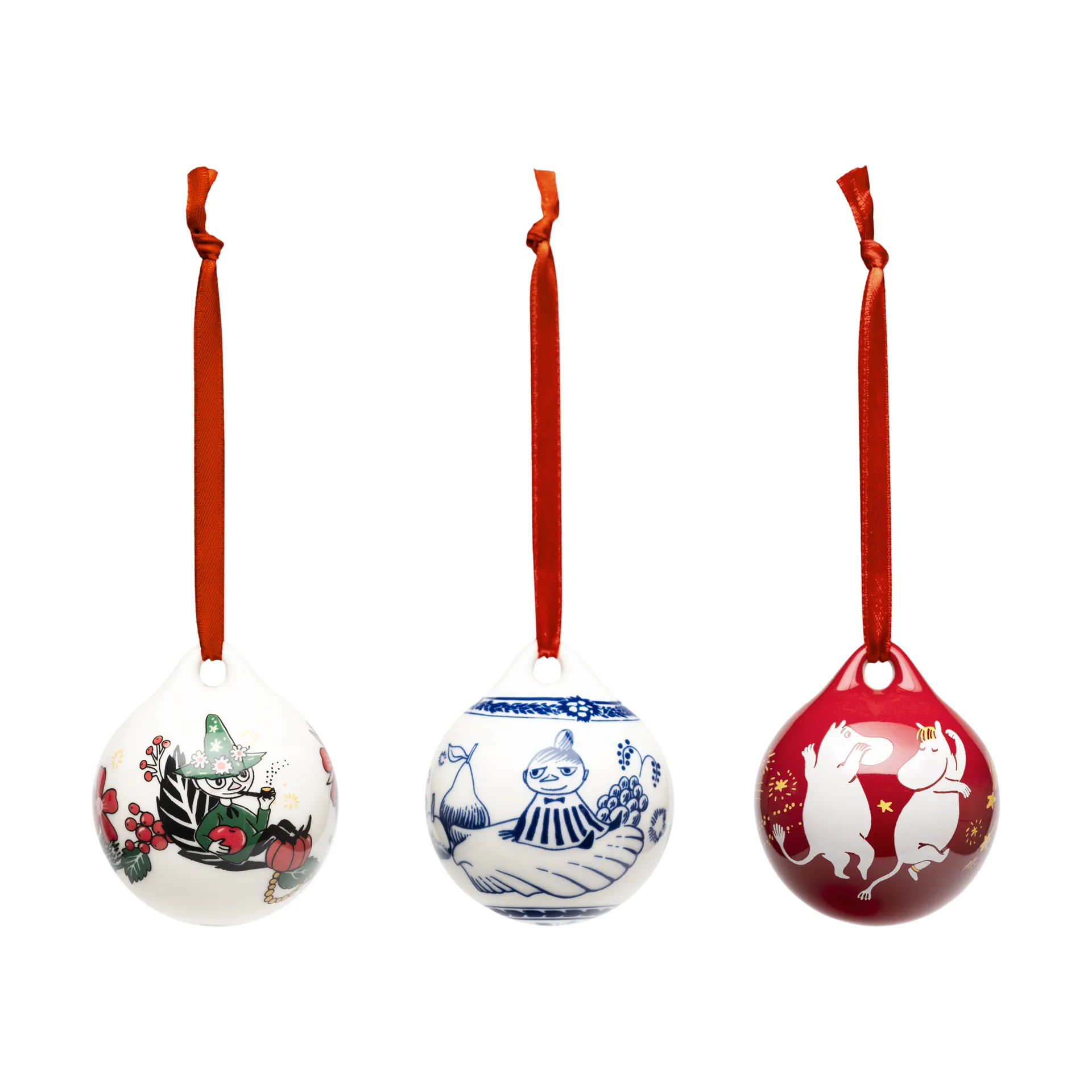 Boules de Noël Moomin Ø5 cm, 3 pièces, 2025 Moomin Arabia