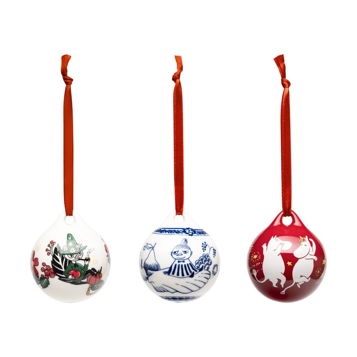 Boules de Noël Moomin Ø5 cm, 3 pièces - 2025 - Moomin Arabia