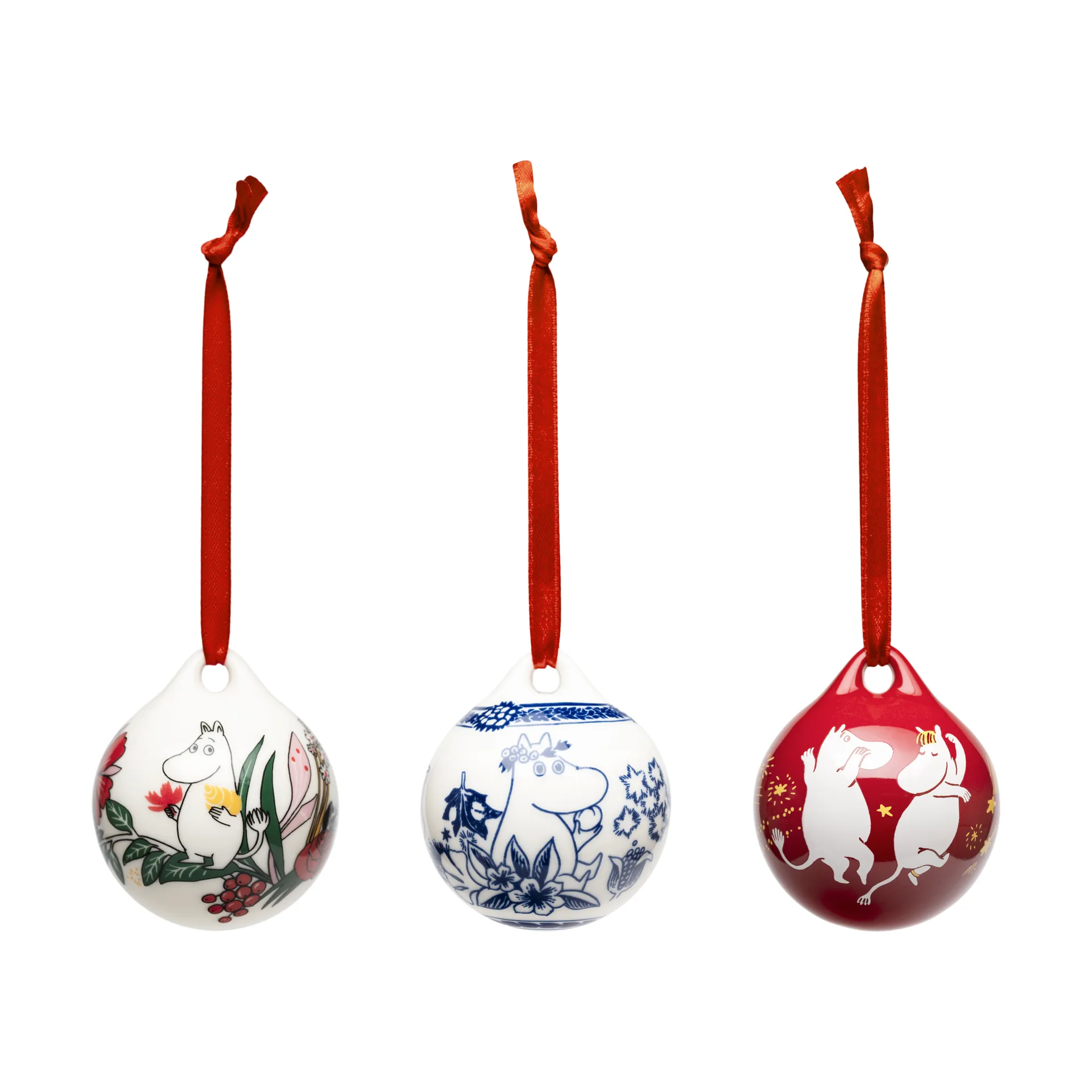 Boules de Noël Moomin Ø5 cm, 3 pièces, 2025 Moomin Arabia