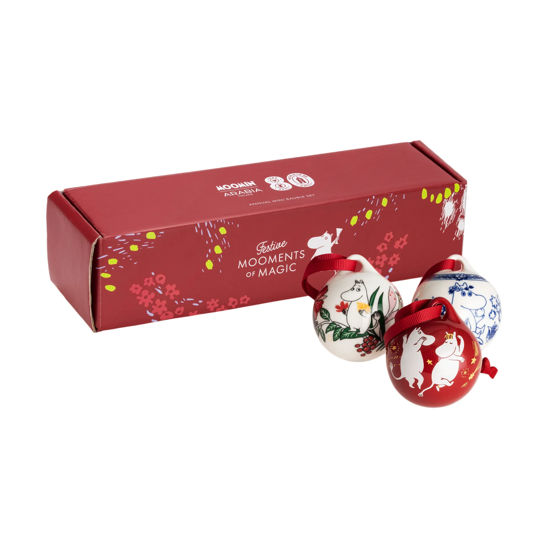 Boules de Noël Moomin Ø5 cm, 3 pièces, 2025 Moomin Arabia