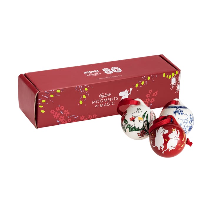 Boules de Noël Moomin Ø5 cm, 3 pièces, 2025 Moomin Arabia