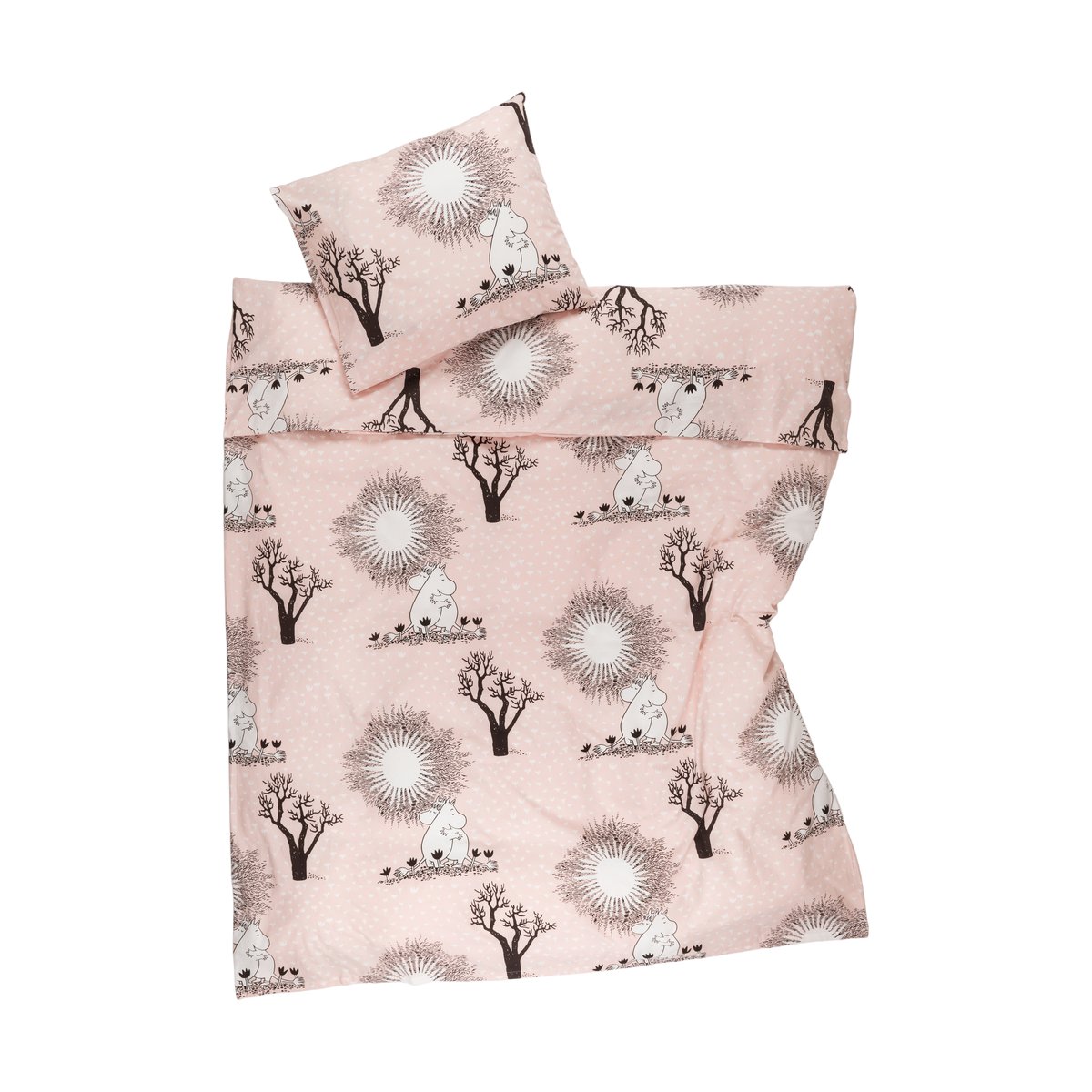 Moomin Arabia Ensemble de literie Moomin 150x210 cm Amour rose