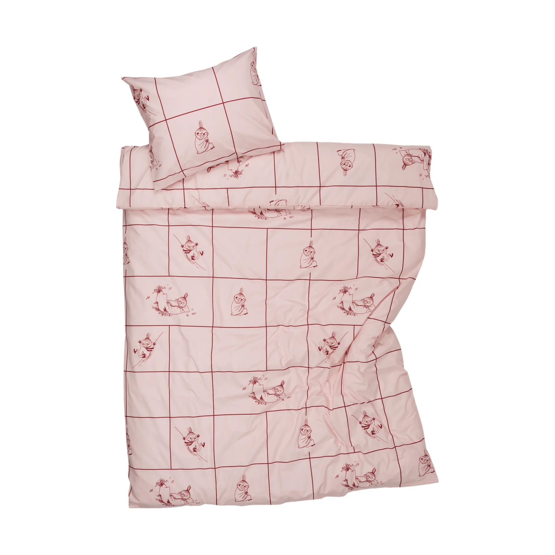 Ensemble de literie Moomin 150x210 cm, Lilla My rutig Moomin Arabia