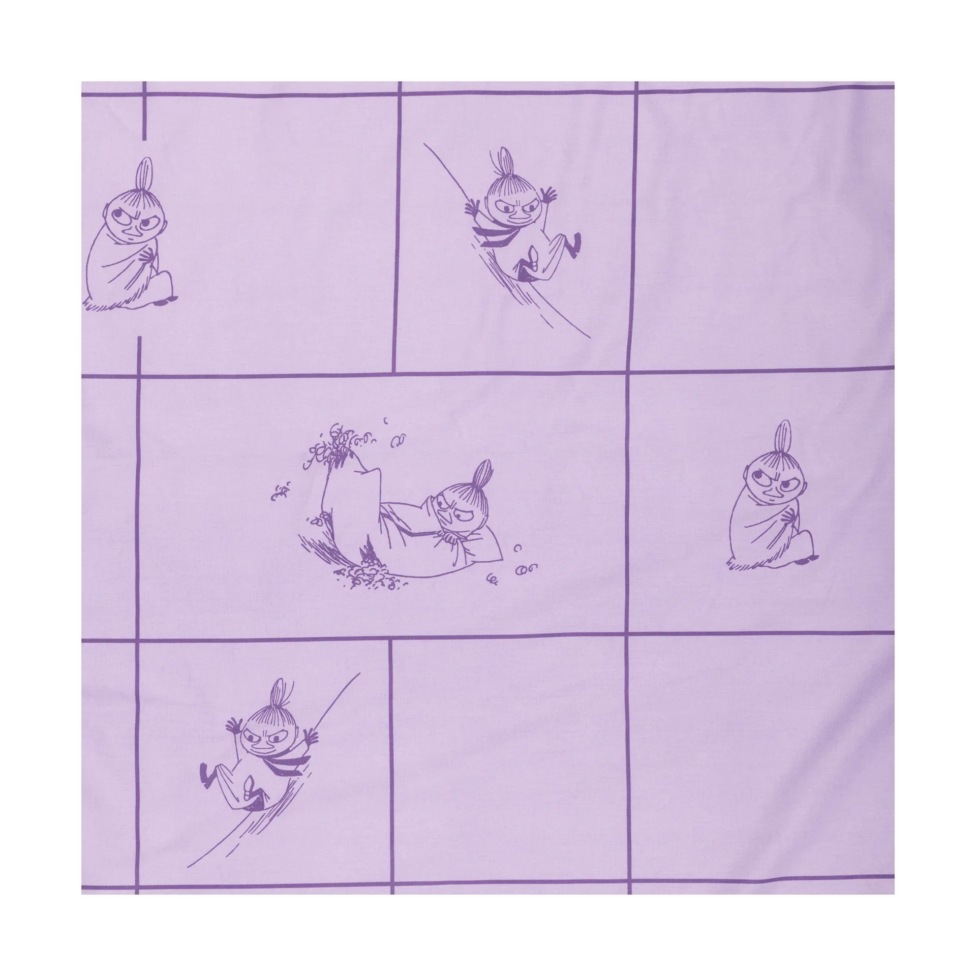 Ensemble de literie Moomin 150x210 cm, Lilla My, violet Moomin Arabia