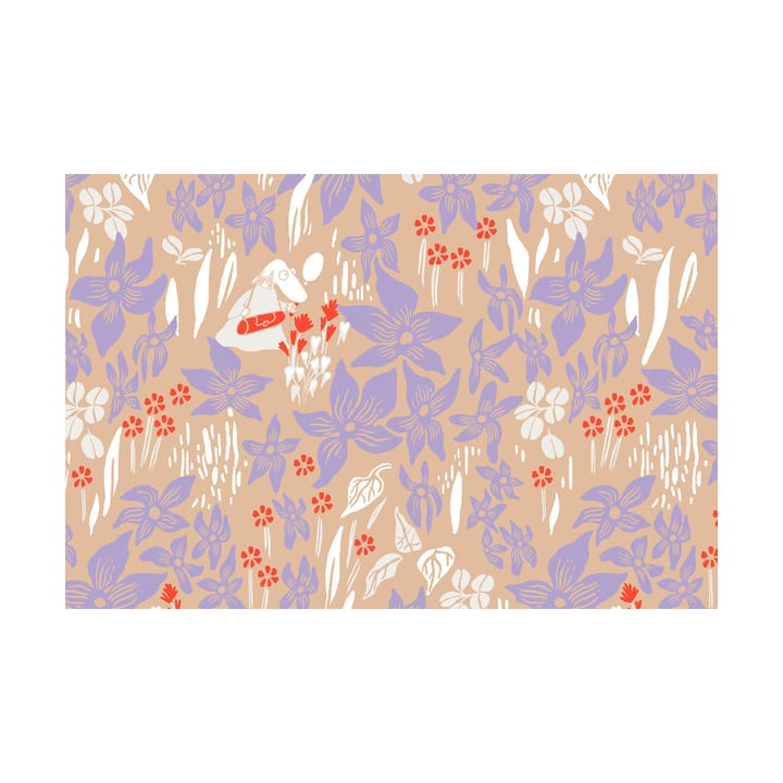 Ensemble de literie Moomin 150x210 cm, Lys beige Moomin Arabia