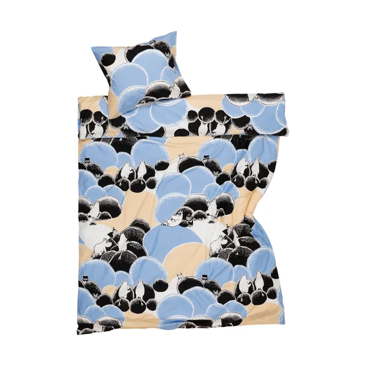Ensemble de literie Moomin 150x210 cm - Petits cailloux - Moomin Arabia