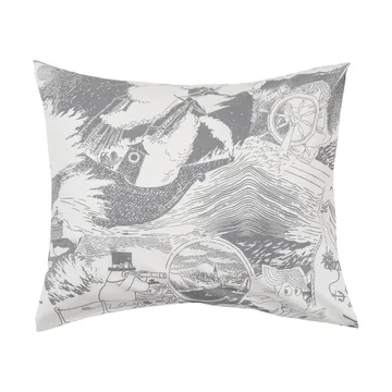 Ensemble de literie Moomin 150x210 cm - Segling, gris - Moomin Arabia