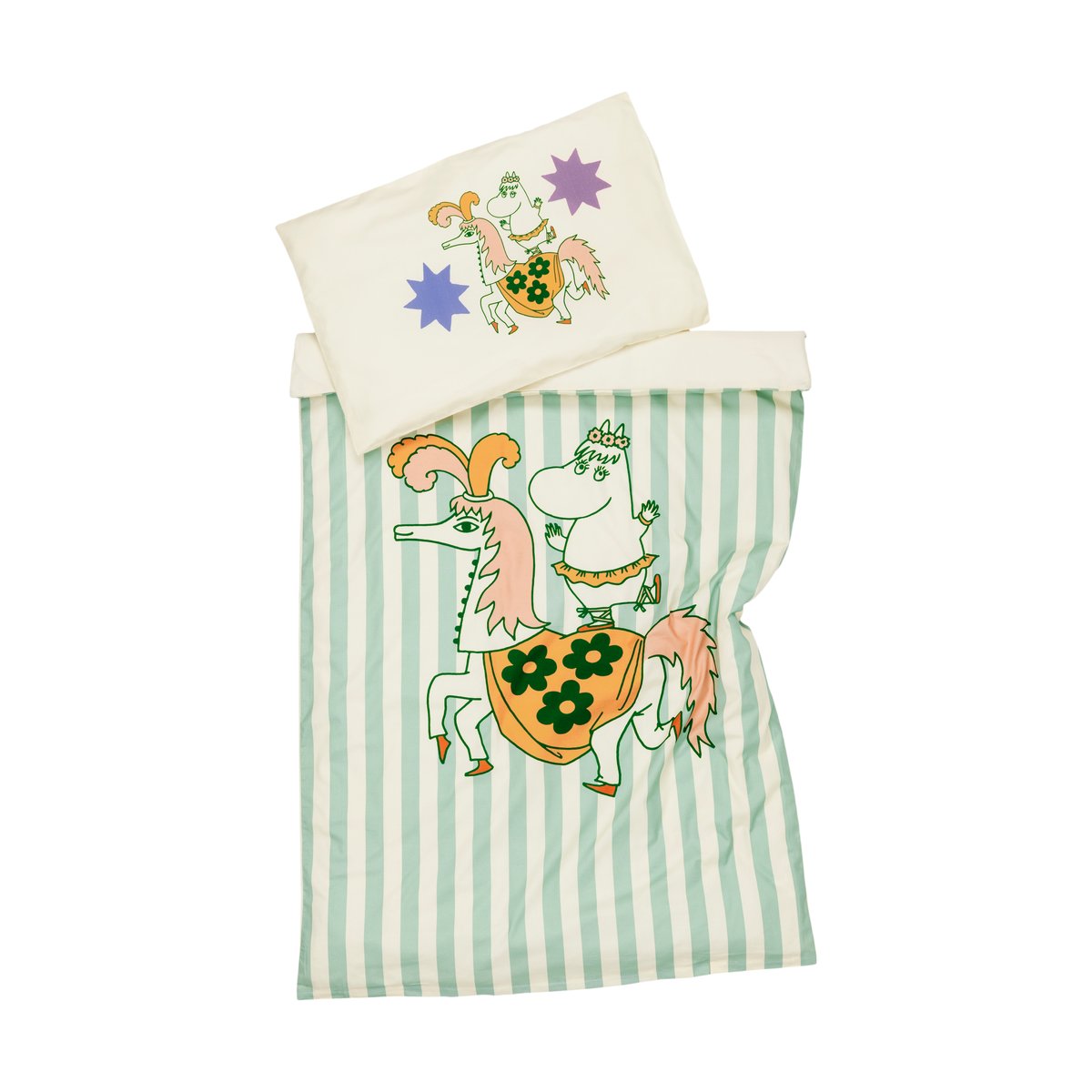 Moomin Arabia Ensemble de literie Moomin 85x125 cm Cirkus randigt