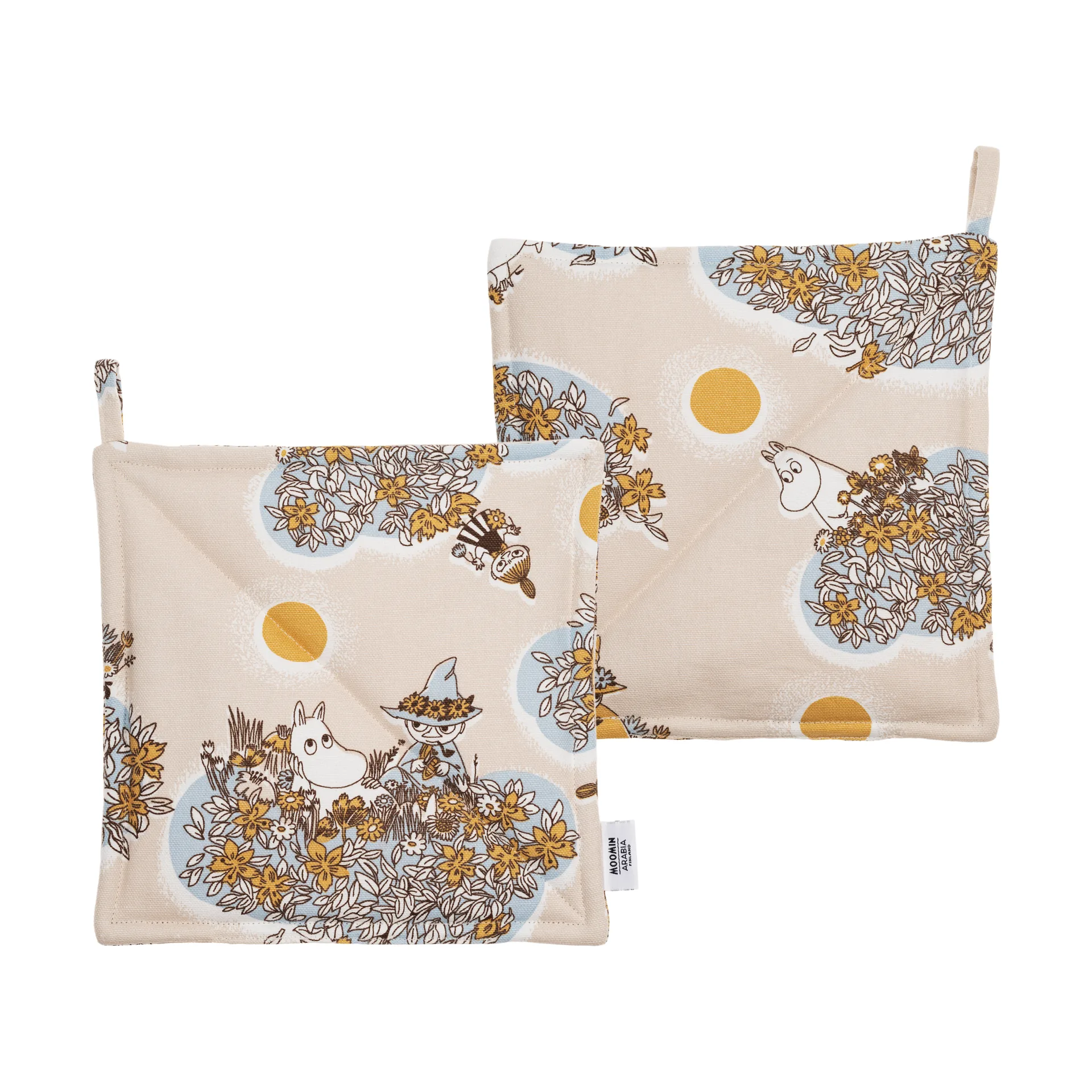 Friends Forever gants de cuisine Mumin, pack de 2, 22x22 cm Moomin Arabia