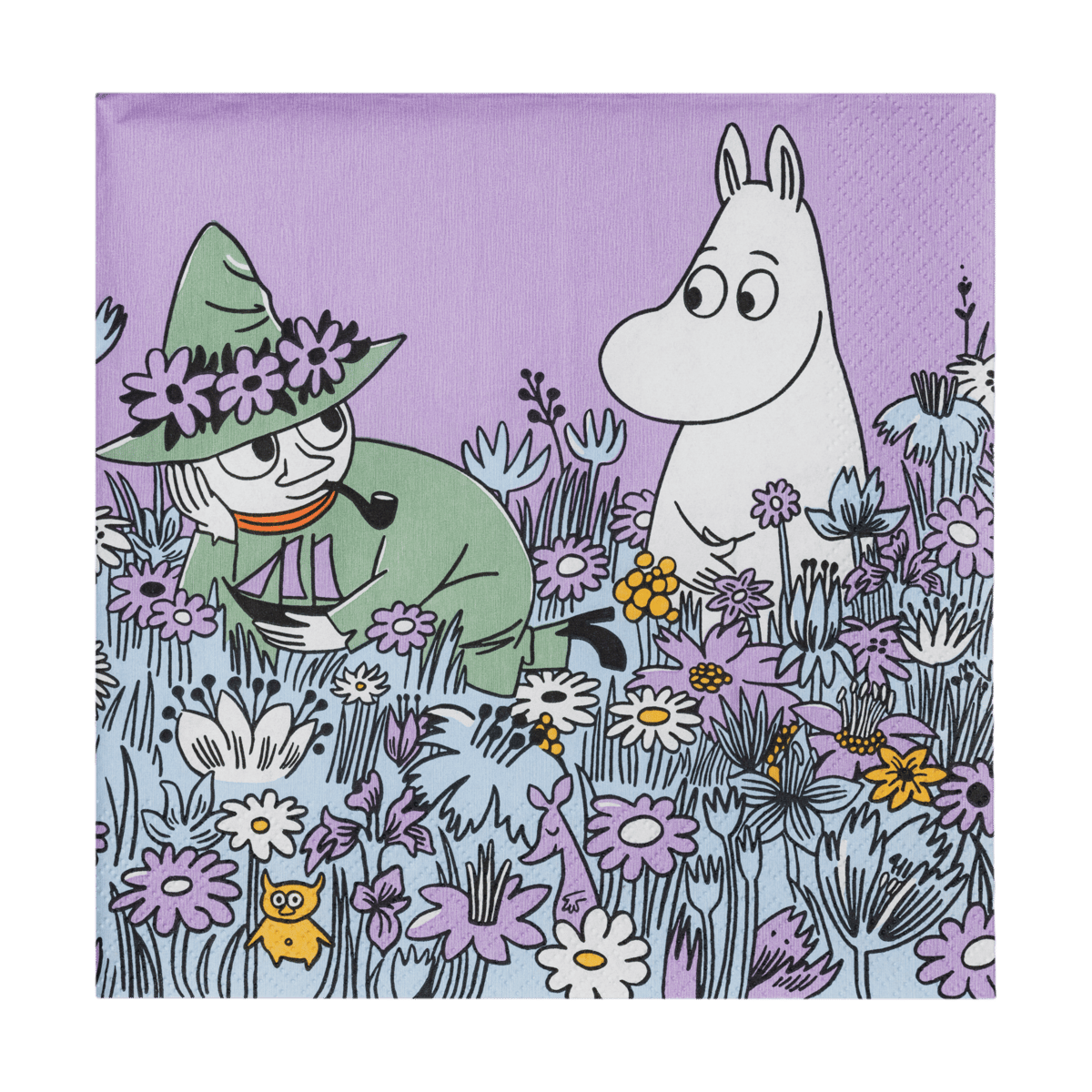 Moomin Arabia Friends Forever serviette en papier 33x33 cm, pack de 20 Multi