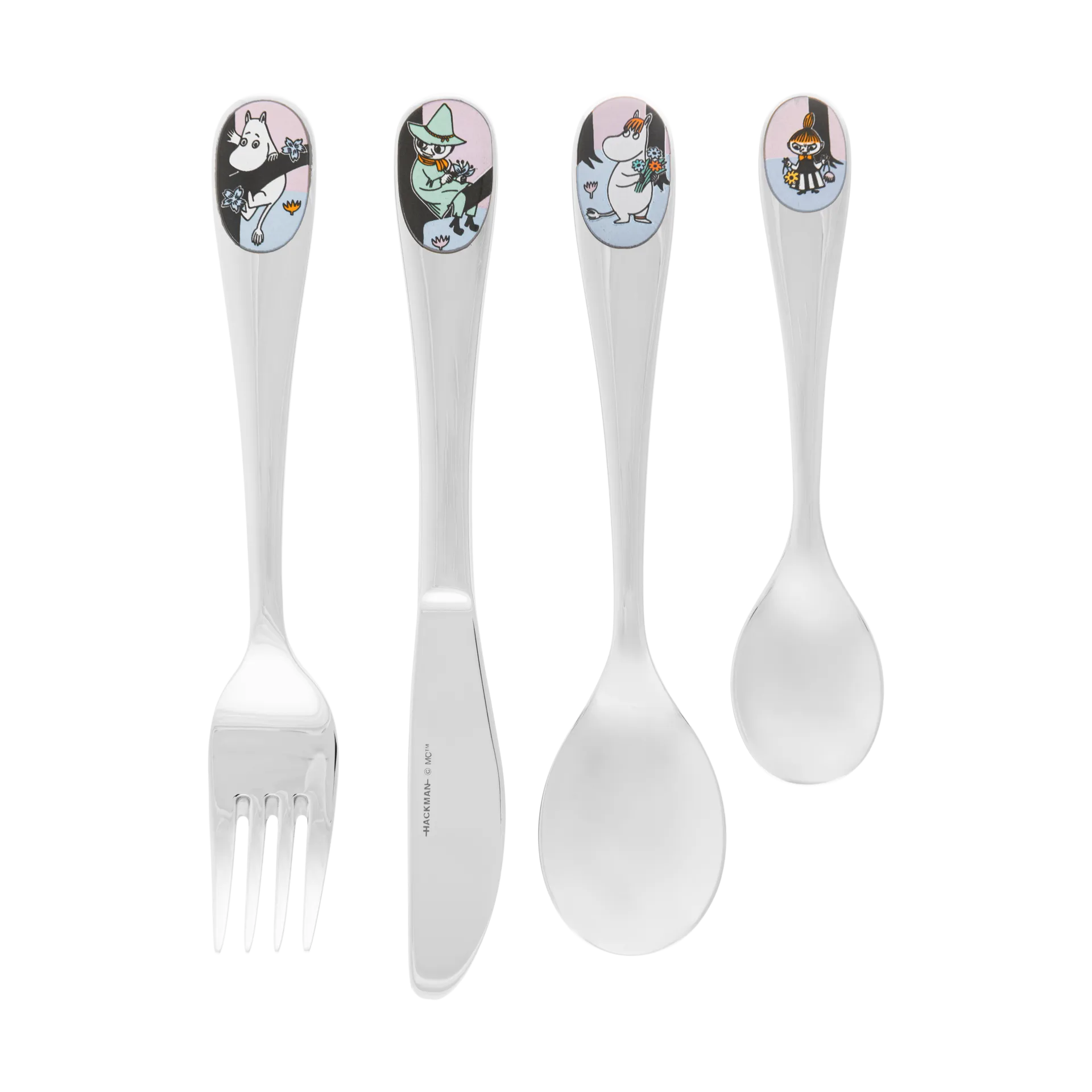 Friends Forever set de couverts pour enfants, 4 pièces, Multi Moomin Arabia
