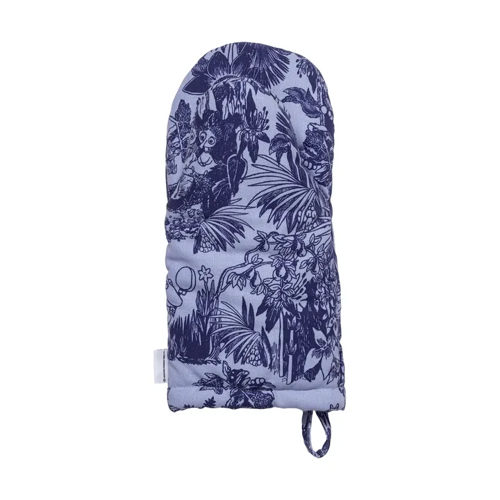 Gant de cuisine Forêt mystérieuse Moomin - Bleu, 15x34 cm - Moomin Arabia
