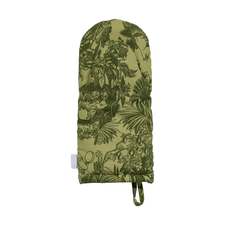 Gant de cuisine Forêt mystérieuse Moomin - Vert, 15x34 cm - Moomin Arabia