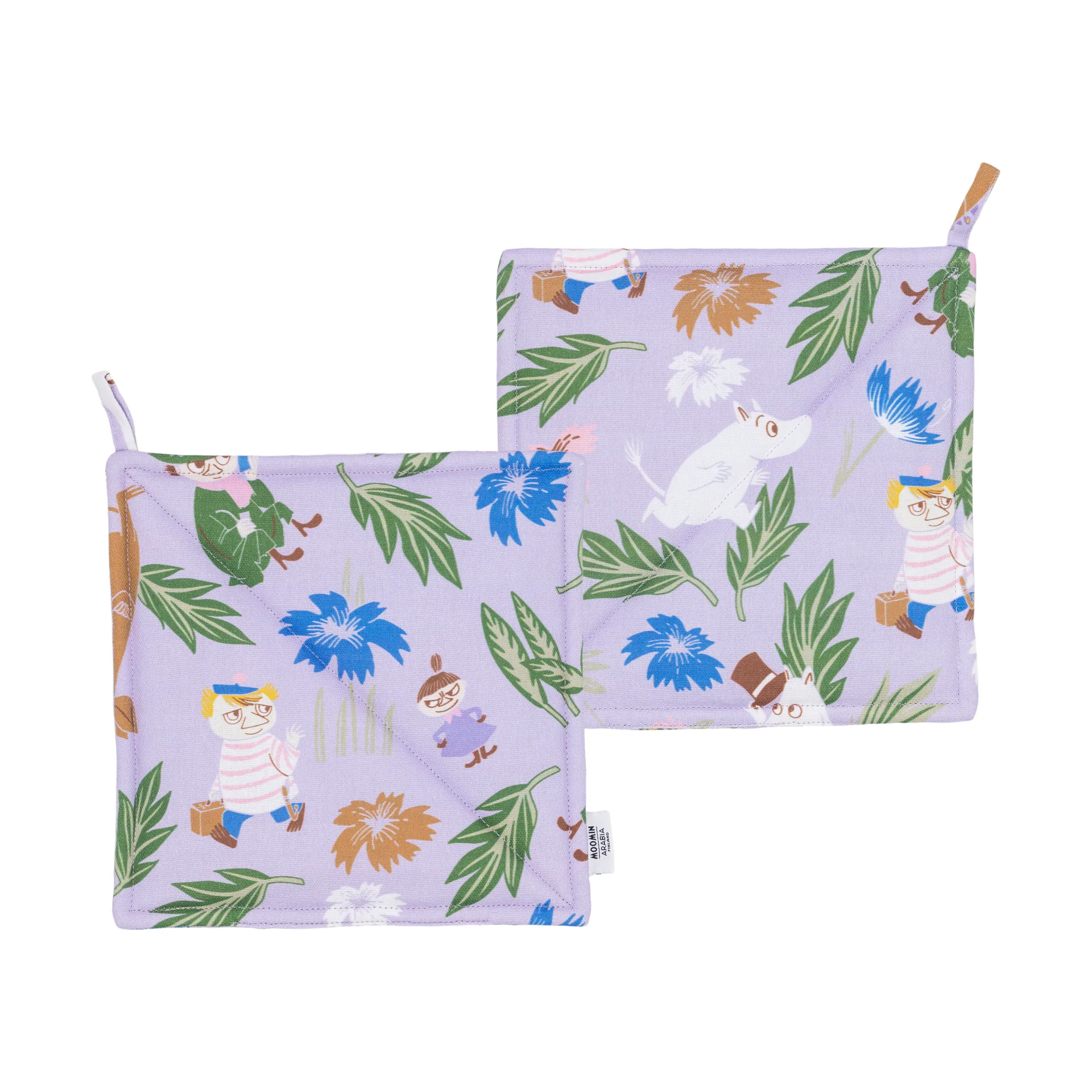 Gant de cuisine Mumin 22x26 cm lot de 2, Lila Moomin Arabia