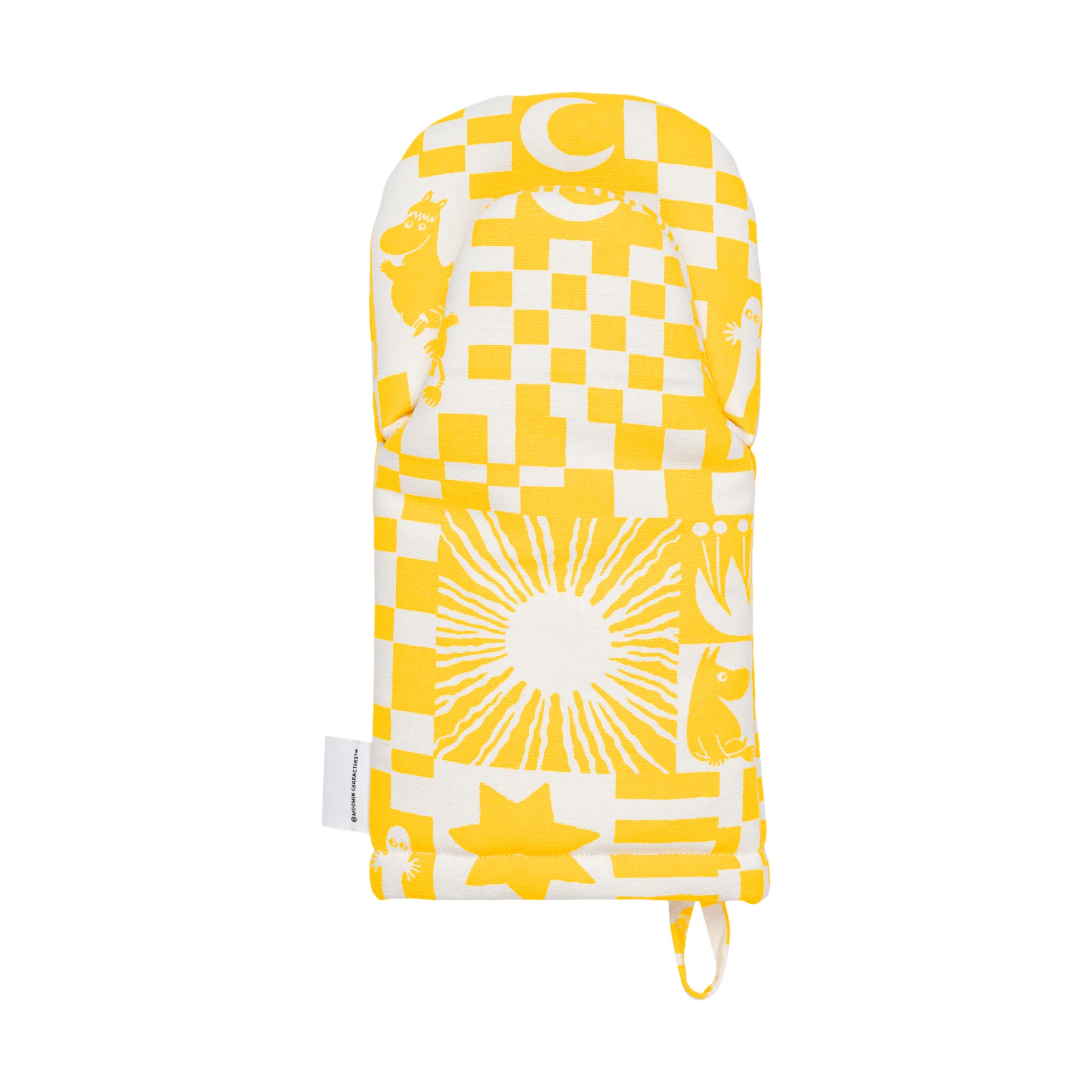 Gant de cuisine Party mumin 15x34 cm, Jaune Moomin Arabia