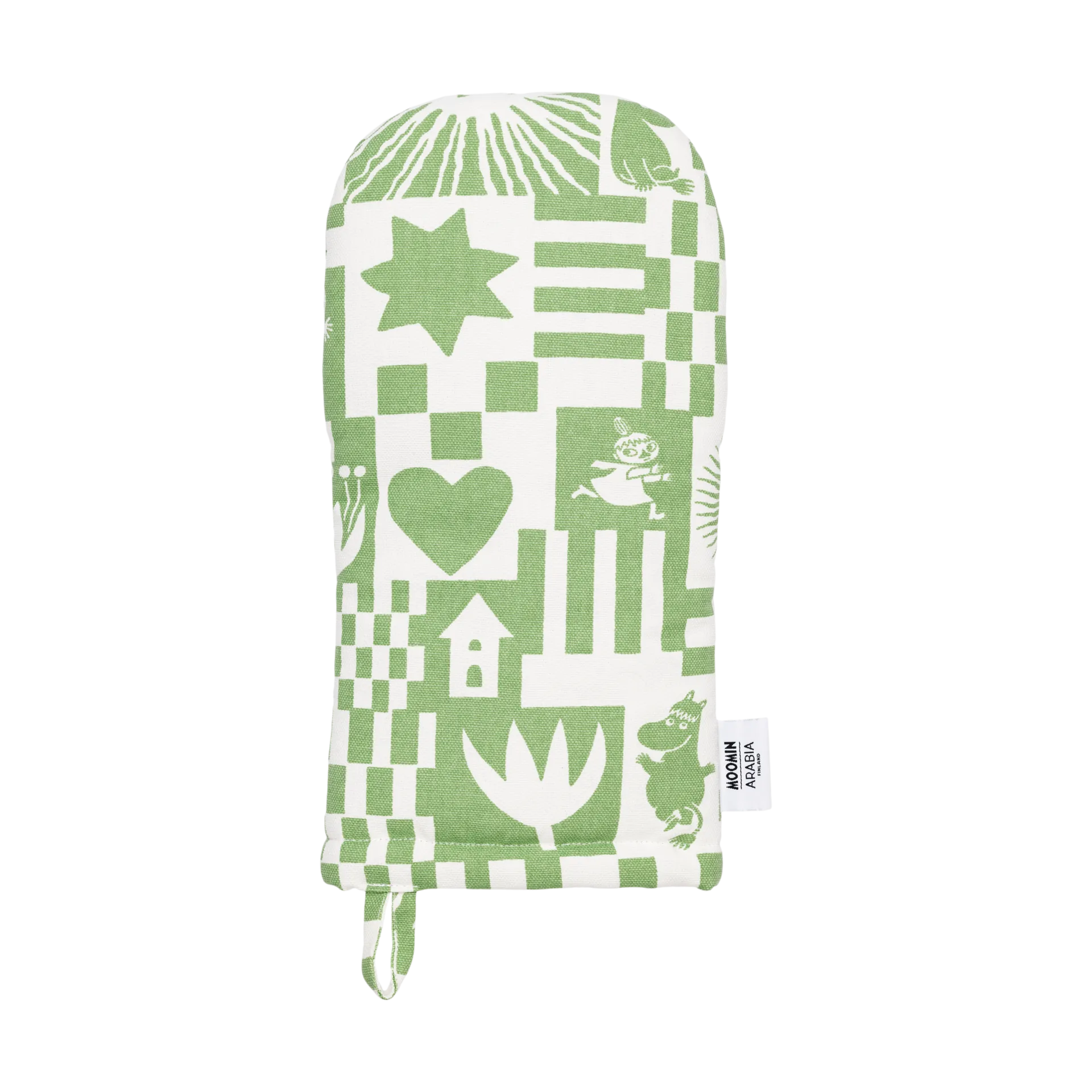 Gant de cuisine Party mumin 15x34 cm, Vert Moomin Arabia