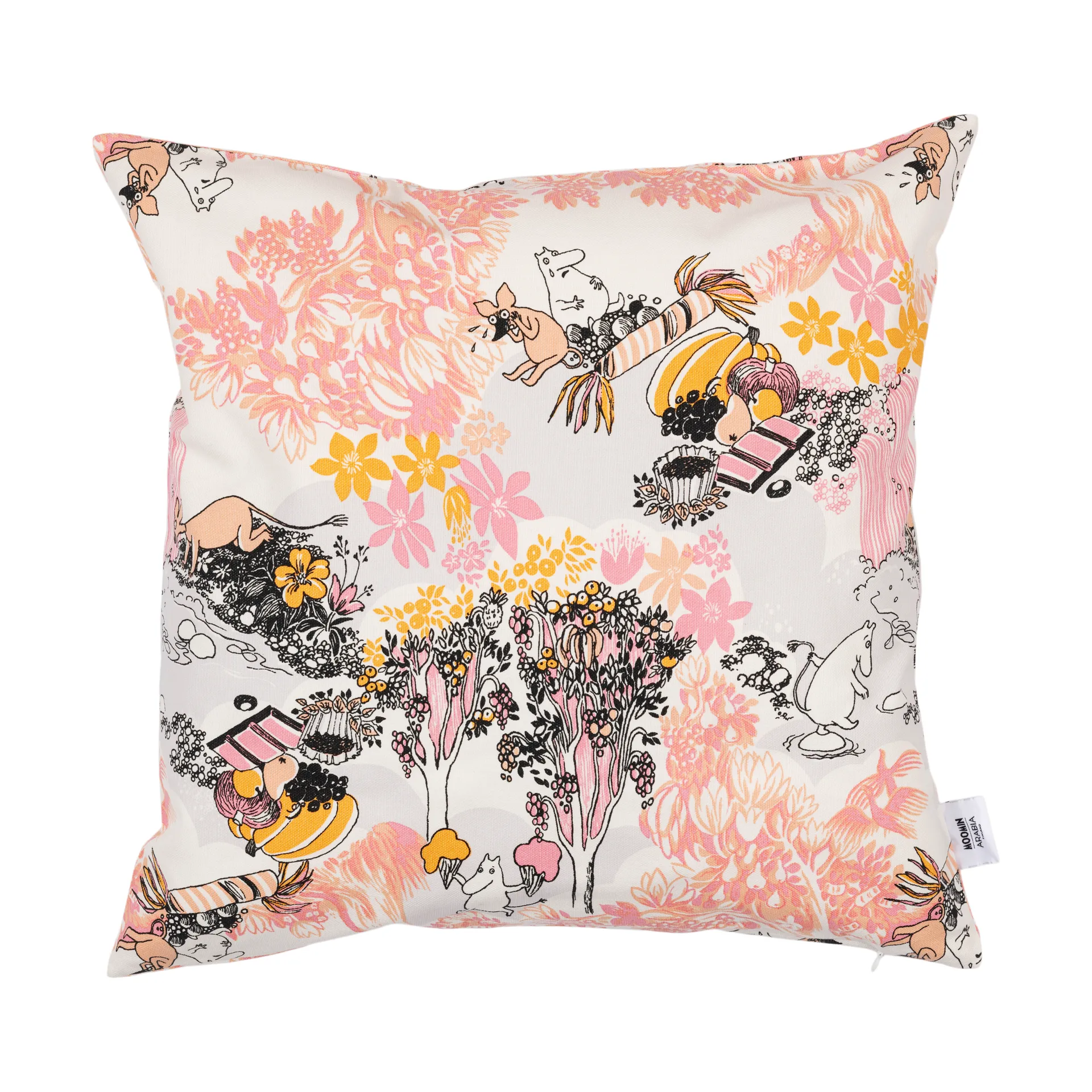 Housse de coussin Moomin 50x50 cm, Rose Moomin Arabia