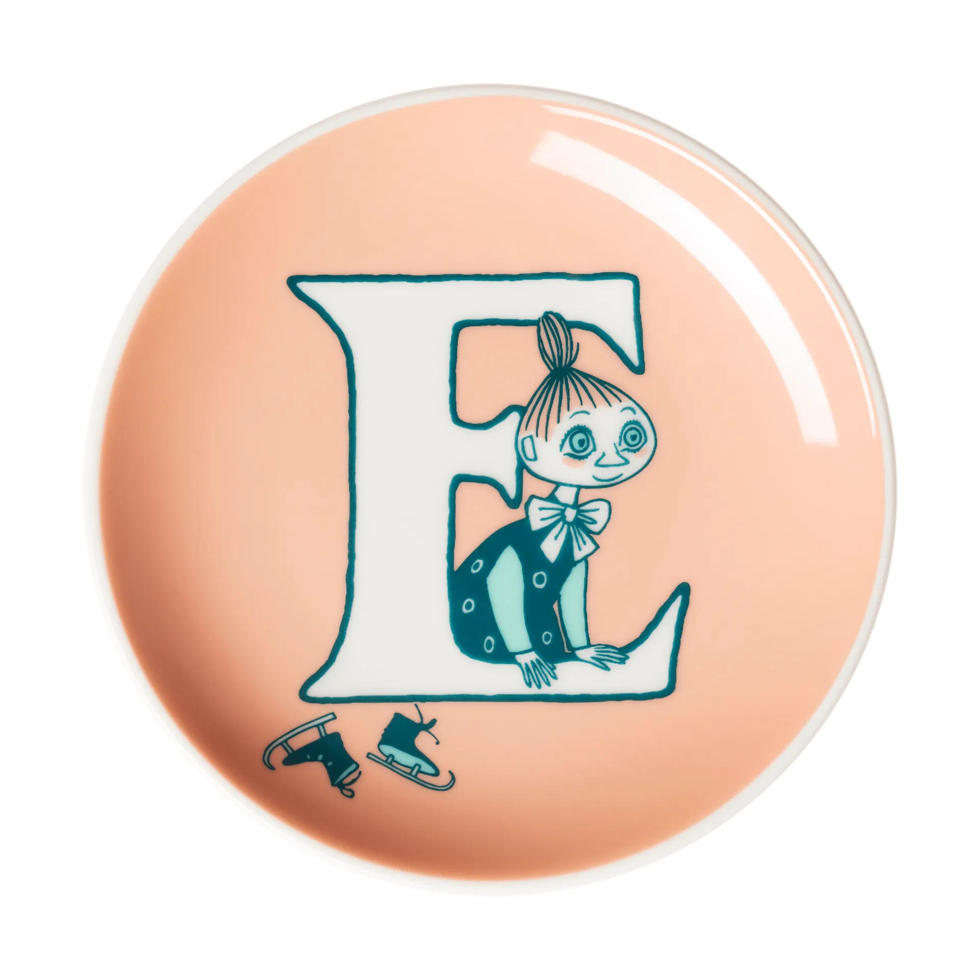 Mini assiette ABC Moomin, E, 10,5 cm Moomin Arabia