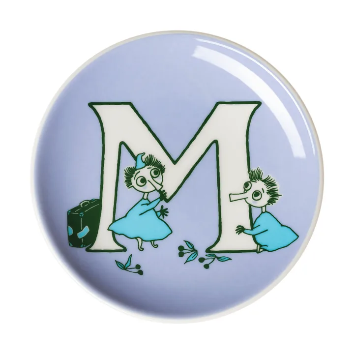 Mini assiette ABC Moomin - M, 10,5 cm - Moomin Arabia