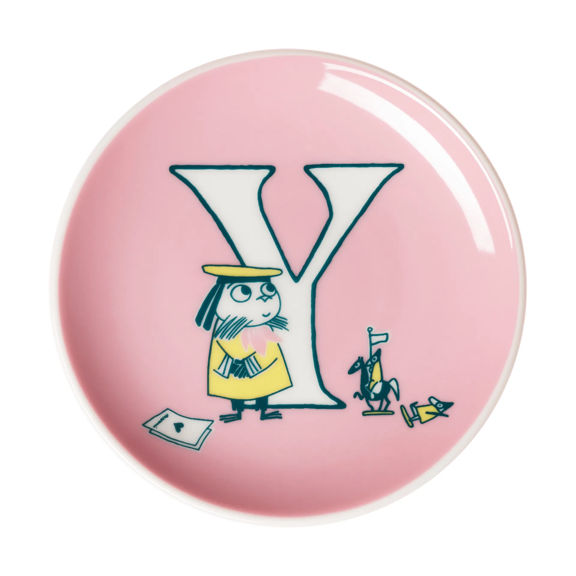 Mini assiette ABC Moomin, Y, 10,5 cm Moomin Arabia