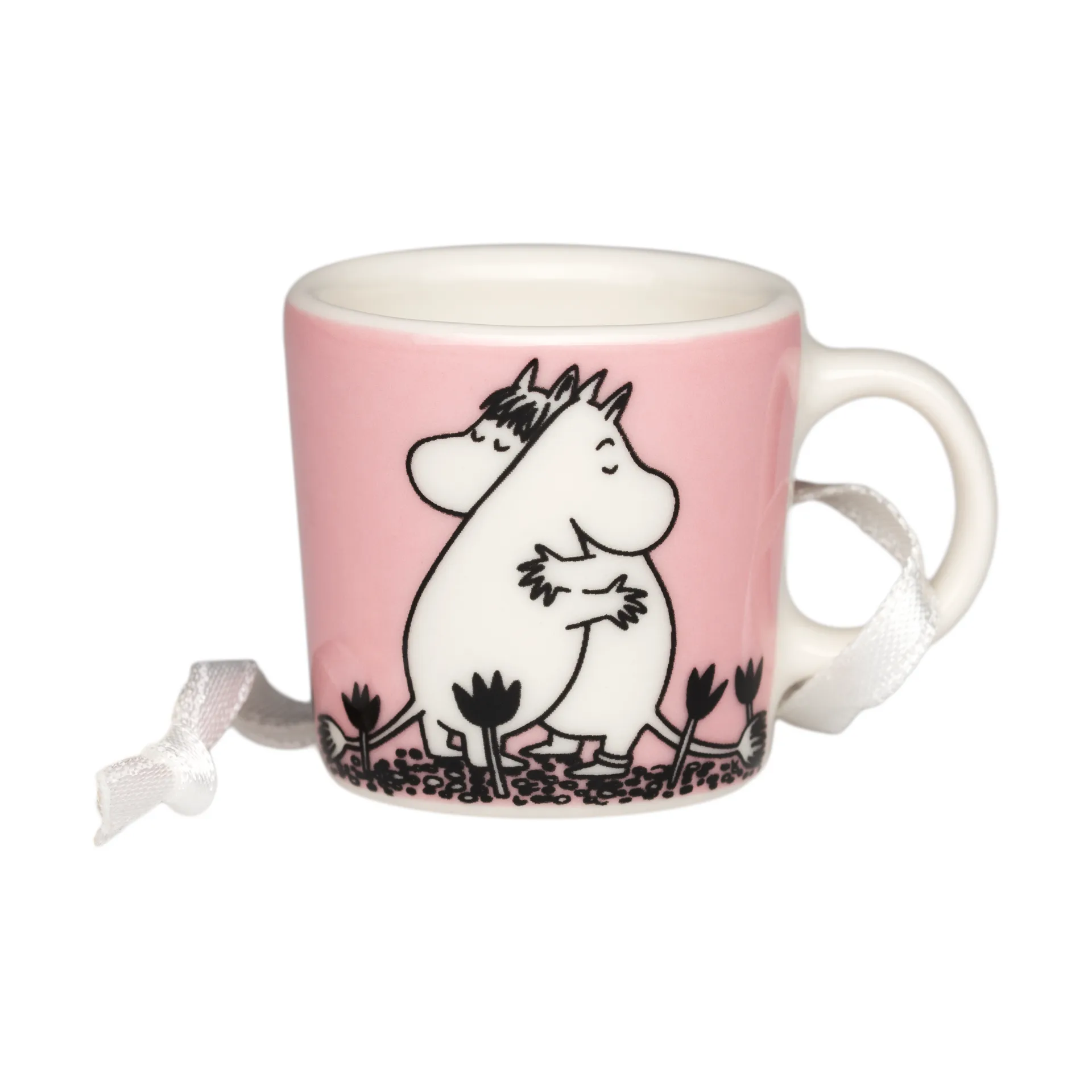 Mini mug Moomin Kärlek cadeau boîte, Rose Moomin Arabia