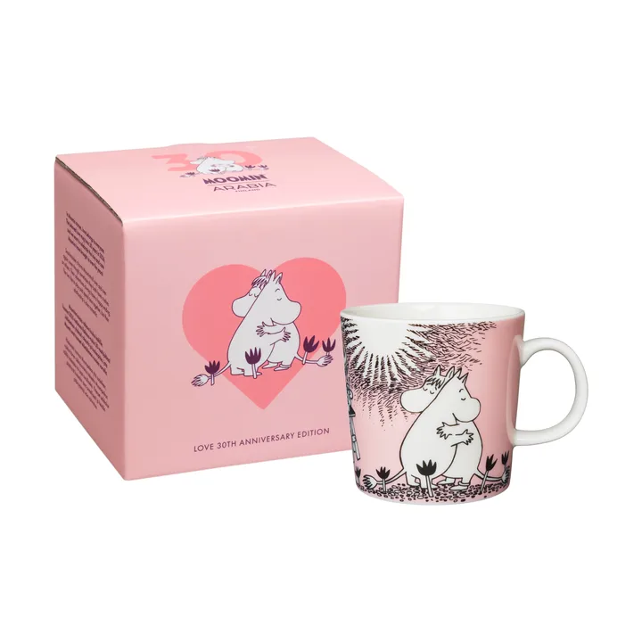 Mug Moomin 30 ans cadeau boîte Kärlek - 30 cl - Moomin Arabia